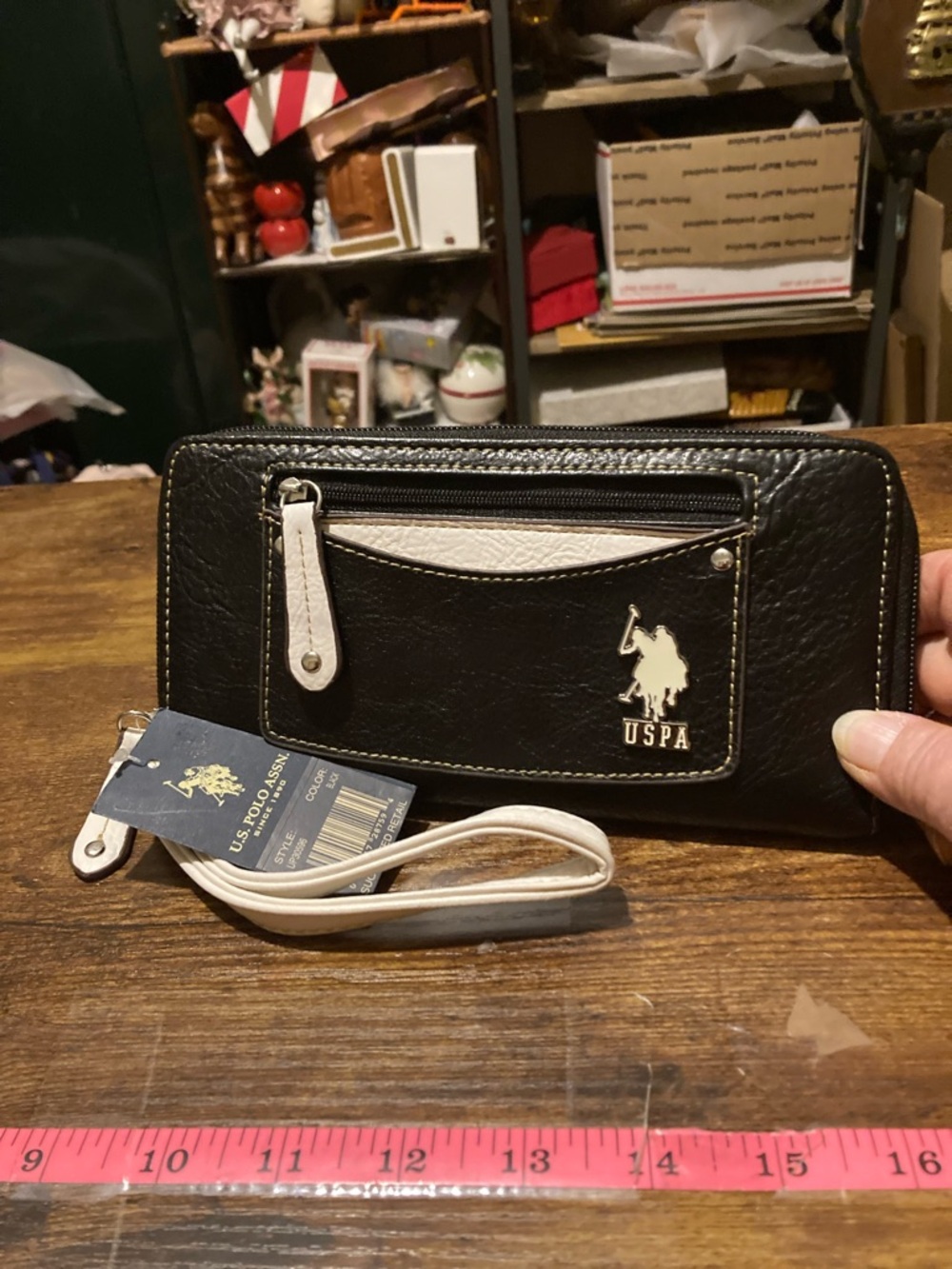 U.S. Polo Assn. long wallet/wristlet for women